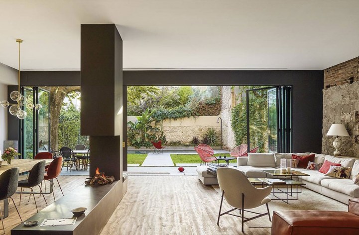 Letting the outdoors in.